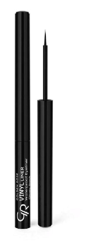 Golden Rose Vinly Mat Pastel Siyah İnce Uçlu Kıl Fırça Likit Eyeliner