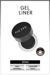 Note Gel Liner Suya Dayanıklı Mat Pastel Siyah Kalıcı Jel Eyeliner