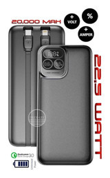 Prepare 20000 mAh Hızlı Şarj Type C Powerbank Siyah