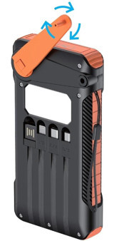 Sunowl So600 10000 mAh Hızlı Şarj Micro Lightning - Type C - USB Powerbank Siyah