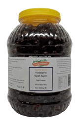 Karşı Köyden Doğal Fermente Tuzlu Sele Siyah Zeytin Pet Kavanoz 3.5 kg