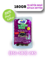 Mytat Tuzlu Salamura Gemlik Siyah Zeytin Paket 180 gr