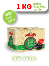 Çalıkoğlu Gemlik Siyah Zeytin Teneke 1 kg