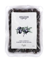 Akkızhan Çiftliği Edremit Az Tuzlu Siyah Zeytin Paket 500 gr