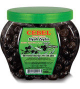 Cebel Gemlik Siyah Zeytin Pet Kavanoz 1 kg