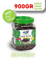 Mytat S Tuzlu Salamura Gemlik Siyah Zeytin Pet Kavanoz 900 gr