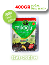 Çalıkoğlu Gemlik Siyah Zeytin Paket 400 gr