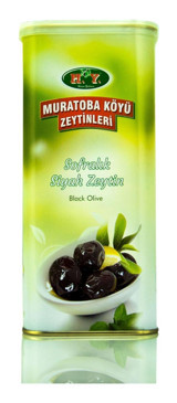 Hakan Yıldırım Az Tuzlu Siyah Zeytin Teneke 900 gr