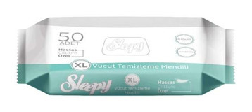 Sleepy Hassas Ciltlere Özel Xl 50 Yaprak 12'li Islak Mendil
