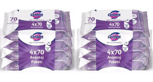 Confort 70 Yaprak 2'li Islak Mendil