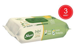 Sleepy Pamuklu 50 Yaprak 3'lü Islak Mendil