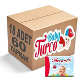 Baby Turco Klasik 60 Yaprak 18'li Islak Mendil