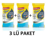 Koroplast Okyanus Ferahlığı 30 Yaprak 3'lü Islak Mendil