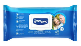 Canped Vücut Temizleme 48 Yaprak 12'li Islak Mendil