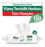Sleepy Easy Clean 50 Yaprak 3'lü Islak Mendil