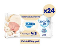 Molfix Yenidoğan 50 Yaprak 24'lü Islak Mendil