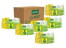 Komili 90 Yaprak 12'li Islak Mendil