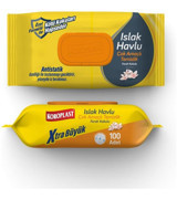 Koroplast Antibakteriyel 100 Yaprak Islak Mendil