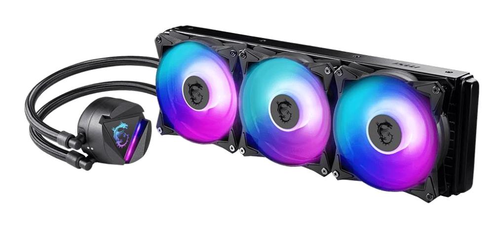 MSI Mag Corelıquıd 360R V2 Sessiz 4 Pin 3 Fanlı Sıvı Soğutmalı RGB Masaüstü İşlemci Soğutucu