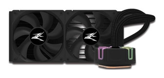 Zalman Reserator5-Z24 4 Pin 2 Fanlı Sıvı Soğutmalı RGB Masaüstü İşlemci Soğutucu Siyah