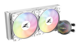 Zalman ALPHA-24WH Sessiz 4 Pin 2 Fanlı Sıvı Soğutmalı RGB Masaüstü İşlemci Soğutucu