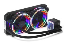 Dark Aquaforce W246 240 mm 4 Pin 2 Fanlı Sıvı Soğutmalı RGB Masaüstü İşlemci Soğutucu