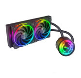 Akasa Soho240 4 Pin 2 Fanlı Sıvı Soğutmalı RGB Masaüstü İşlemci Soğutucu