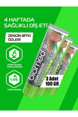 Biomed Bitki Özlü Organik Florürsüz Diş Macunu 3x100 ml