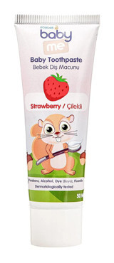 Baby Me Çilekli Organik Florürsüz Diş Macunu 50 ml