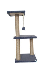 Nursoft Oturaklı Oyuncaklı Katlı 80 cm Kedi Tırmalama Tahtası