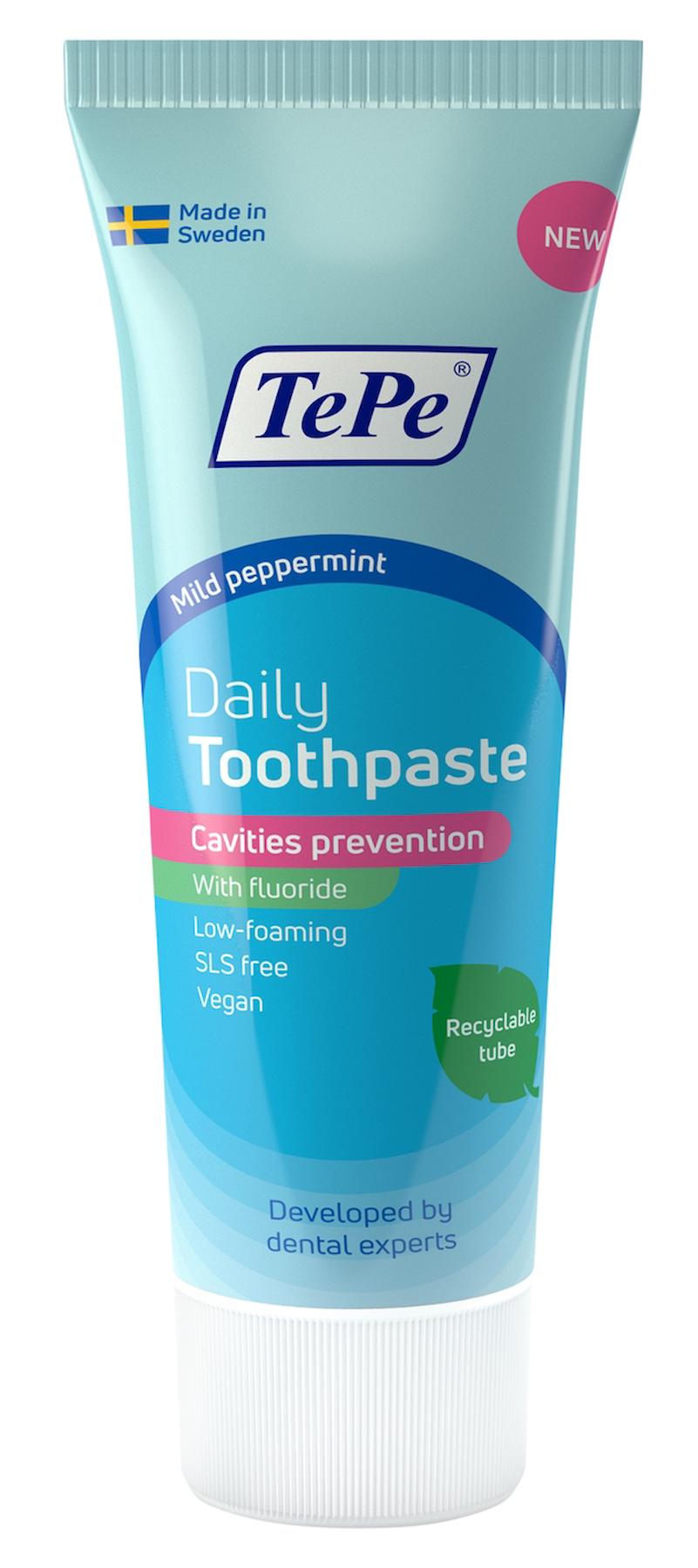 Tepe Vegan Naneli Florürlü Diş Macunu 75 ml