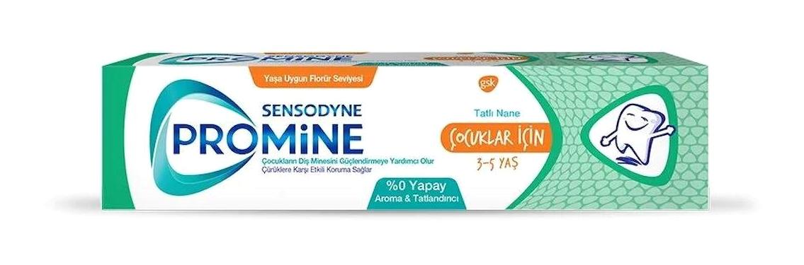 Sensodyne Promine Kids Naneli Florürlü Diş Macunu 50 ml