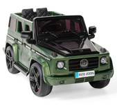 Baby2Go Safari 12 V Üstü Açık Tek Kişilik Akülü Jip Yeşil