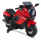 Babyhope 438 12 V Üstü Açık Tek Kişilik Akülü Motosiklet Kırmızı