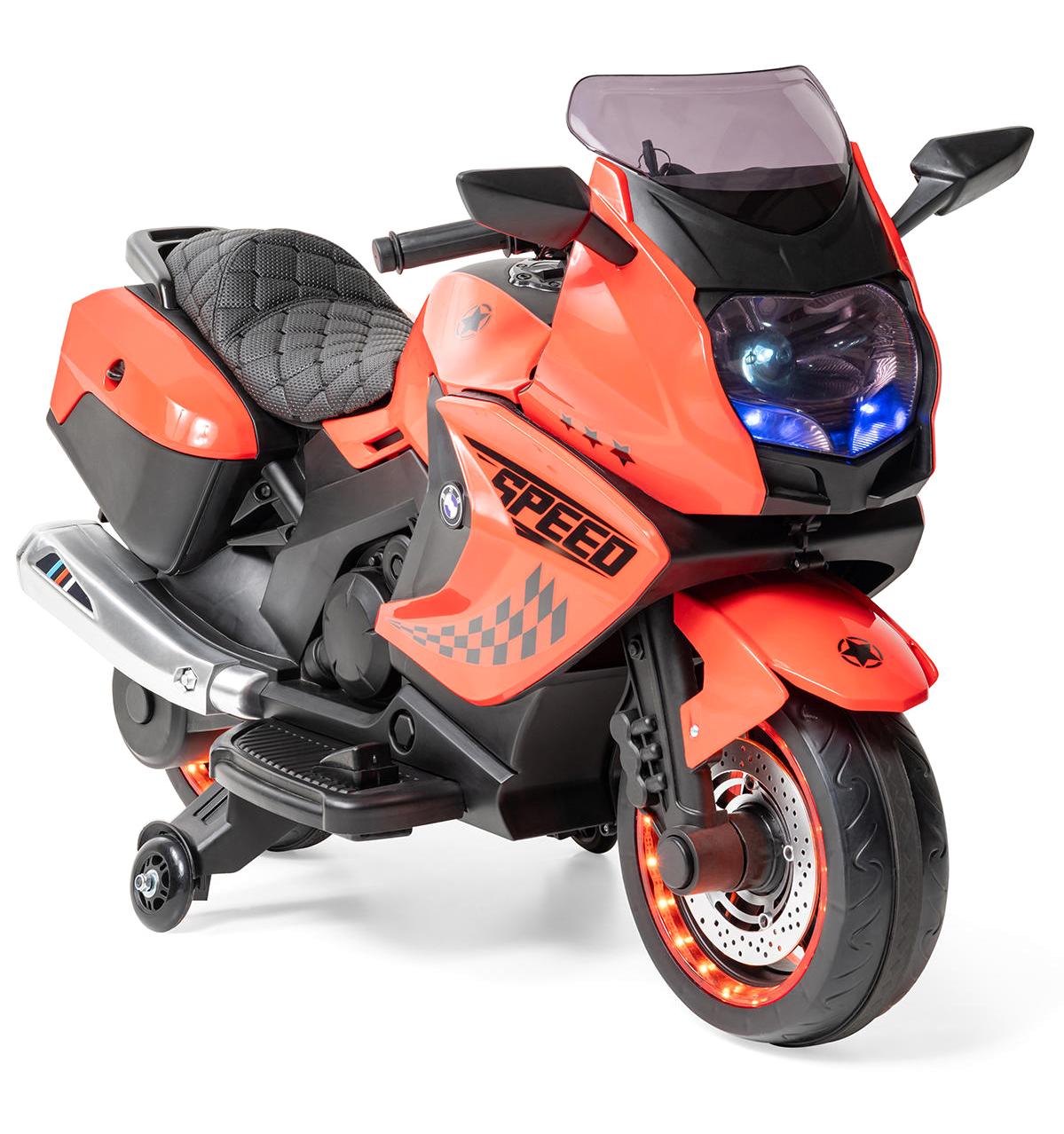 Baby2Go 12 V Üstü Açık Tek Kişilik Akülü Motosiklet Kırmızı