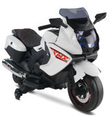 Babyhope 438A 12 V Üstü Açık Tek Kişilik Akülü Motosiklet Beyaz