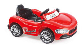 Dolu 8092 Leopard 6 V Üstü Açık Tek Kişilik Akülü Araba Kırmızı