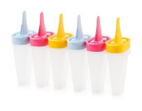 Tupperware Plastik Renkli Dondurma Buz Kalıbı