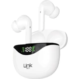 Linktech S21 Kulak İçi Kablosuz Bluetooth Kulaklık Beyaz