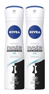 Nivea Pure Pudralı Ter Önleyici Antiperspirant Sprey Kadın Deodorant 2x150 ml