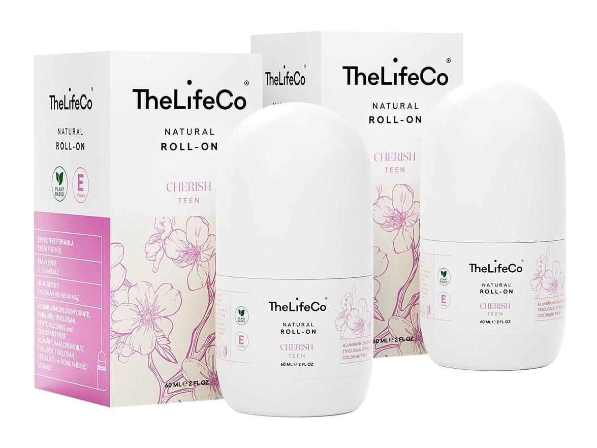 Thelifeco Cherish Ter Önleyici Organik Antiperspirant Roll-On Kadın Deodorant 2x60 ml