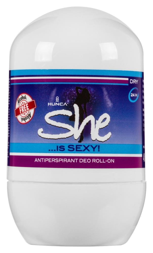 She Sexy Pudrasız Ter Önleyici Antiperspirant Roll-On Kadın Deodorant 40 ml