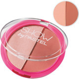 Show By Pastel Duo Blush-On 2'li 421 Işıltılı Mat Toz Allık