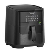 Wiami Airfryer 7 lt Tek Hazneli Led Ekranlı Yağsız Sıcak Hava Fritözü Siyah