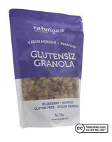 Naturiga Glutensiz Yaban Mersinli Granola 250 gr