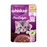 Whiskas Pure Delight Tavuk Jöleli Yavru Yaş Kedi Maması 85 gr