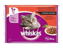 Whiskas Karışık Yavru Yaş Kedi Maması 4x100 gr