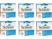Schesir Ton Balığı Soslu Yetişkin Yaş Kedi Maması 6x70 gr