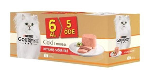 Purina Gourmet Gold Sığır Eti Yetişkin Yaş Kedi Maması 510 gr