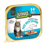 Jungle Somonlu Ezme Yetişkin Yaş Kedi Maması 100 gr